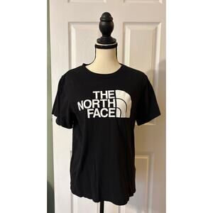 The North Face Black TShirt Women’s Medium Halfdome 100% Cotton Classic Hike